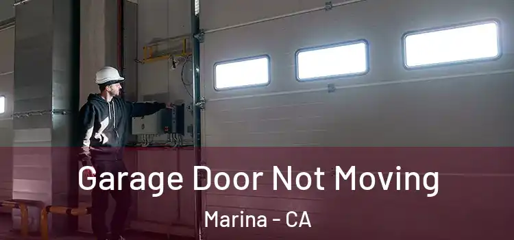  Garage Door Not Moving Marina - CA