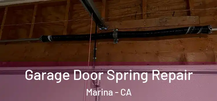  Garage Door Spring Repair Marina - CA