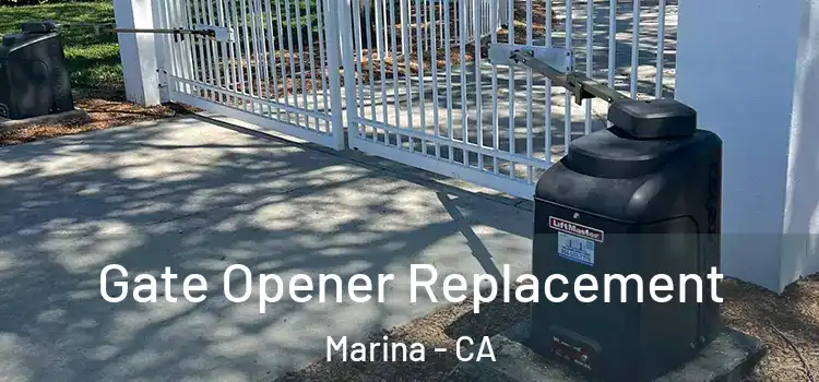  Gate Opener Replacement Marina - CA